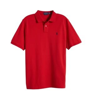 Polo Ralph Lauren Polo Shirt Men's Size Large Red Classic Preppy Sporty Ivy